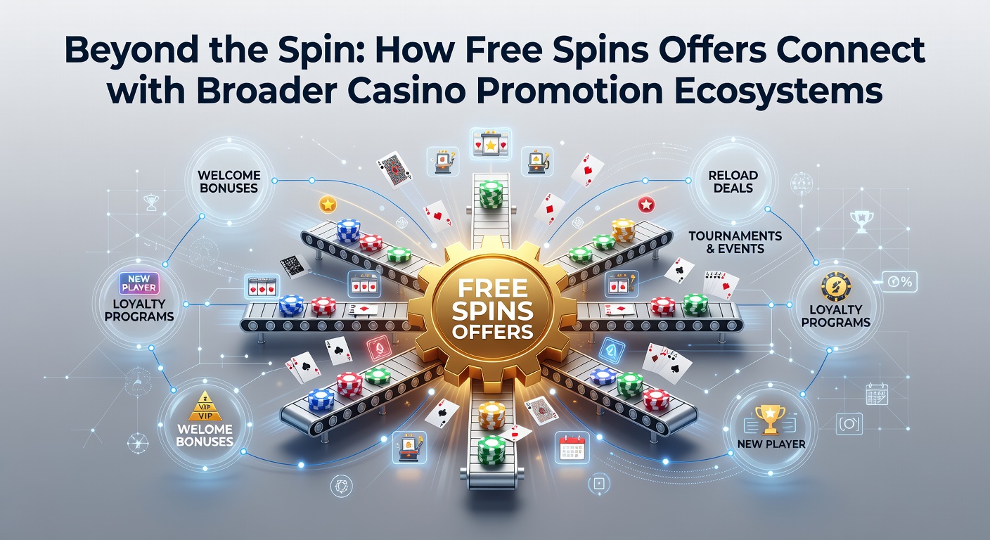 Diagram showing how free spins integrate into layered casino bonus structures and player retention systems