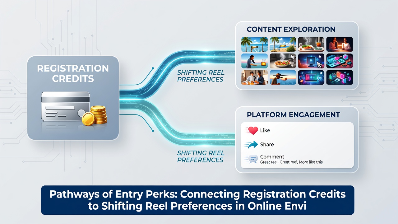 Analytics dashboard illustrating shifts in reel preferences linked to registration credit usage over time