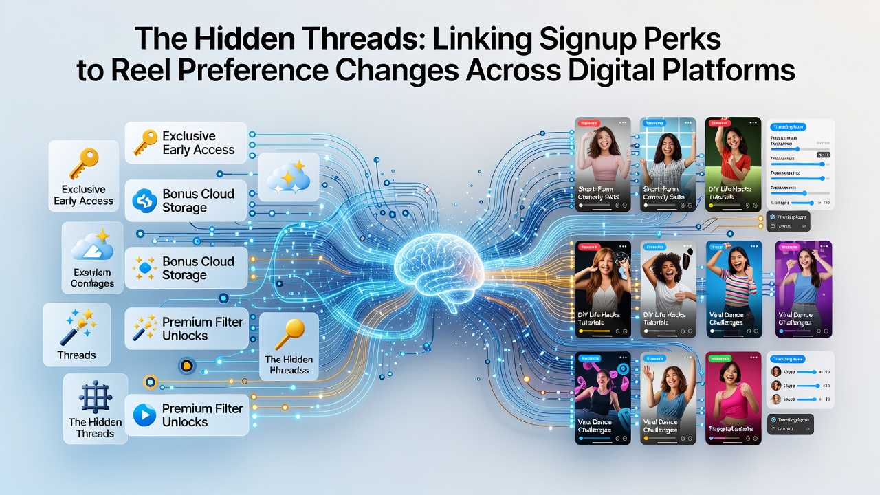 Analytics dashboard displaying preference shifts following registration incentives