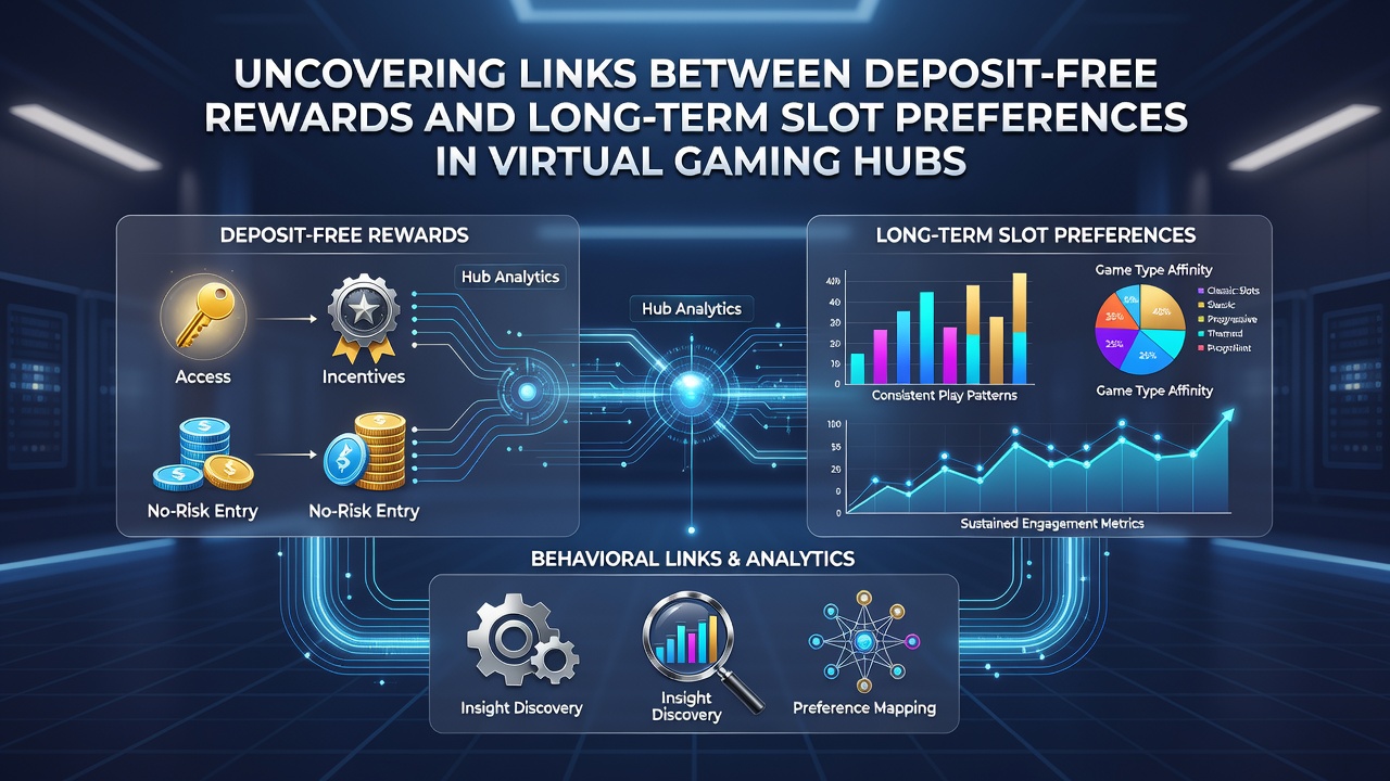 Infographic illustrating long-term slot preference shifts among players who utilized deposit-free rewards in online gaming environments